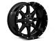 Moto Metal MO970 Gloss Black with Milled Lip 8-Lug Wheel; 18x10; -24mm Offset (11-14 Sierra 2500 HD)