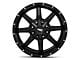 Moto Metal MO970 Gloss Black with Milled Lip 8-Lug Wheel; 18x10; -24mm Offset (11-14 Sierra 2500 HD)