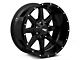 Moto Metal MO970 Gloss Black with Milled Lip 8-Lug Wheel; 18x10; -24mm Offset (11-14 Sierra 2500 HD)