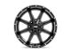 Moto Metal MO970 Semi Gloss Black Milled 8-Lug Wheel; 17x8; 0mm Offset (07-10 Sierra 2500 HD)