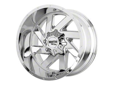 Moto Metal Melee Chrome 8-Lug Wheel; 20x9; 0mm Offset (07-10 Sierra 3500 HD SRW)