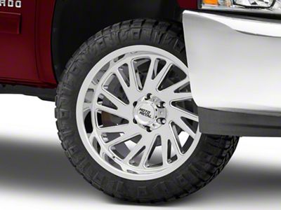 Moto Metal Combat Chrome 6-Lug Wheel; 22x10; -18mm Offset (07-13 Silverado 1500)