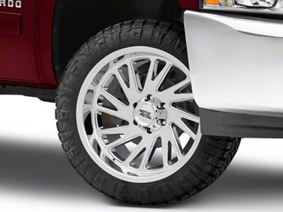 Moto Metal Combat Chrome 6-Lug Wheel; 24x12; -44mm Offset (07-13 Silverado 1500)