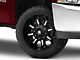 Moto Metal Combat Gloss Black Milled 6-Lug Wheel; 22x10; -18mm Offset (07-13 Silverado 1500)