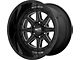 Moto Metal MO801 Phantom Gloss Black Milled 6-Lug Wheel; 20x12; -44mm Offset (07-13 Silverado 1500)