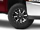 Moto Metal MO970 Gloss Black Machined 6-Lug Wheel; 17x9; 12mm Offset (07-13 Silverado 1500)