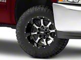 Moto Metal MO970 Gloss Black Machined 6-Lug Wheel; 18x10; -24mm Offset (07-13 Silverado 1500)