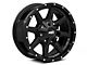 Moto Metal MO970 Gloss Black with Milled Lip 6-Lug Wheel; 17x8; 0mm Offset (07-13 Silverado 1500)