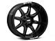 Moto Metal MO970 Gloss Black with Milled Spoke 6-Lug Wheel; 17x8; 0mm Offset (07-13 Silverado 1500)