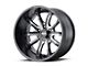 Moto Metal MO983 Dagger Satin Gray Milled 6-Lug Wheel; 20x9; 18mm Offset (07-13 Silverado 1500)