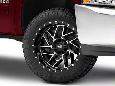 Moto Metal MO985 Breakout Gloss Black Machined 6-Lug Wheel; 20x9; 18mm Offset (07-13 Silverado 1500)