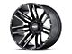 Moto Metal Razor Satin Black Machined 6-Lug Wheel; 20x12; -44mm Offset (07-13 Silverado 1500)