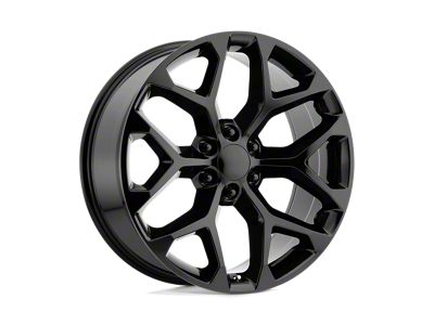 Moto Metal MO807 Gloss Black Machined 8-Lug Wheel; 22x10; -18mm Offset (11-14 Silverado 2500 HD)