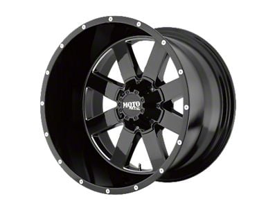 Moto Metal MO962 Gloss Black Milled 8-Lug Wheel; 18x10; -24mm Offset (11-14 Silverado 2500 HD)