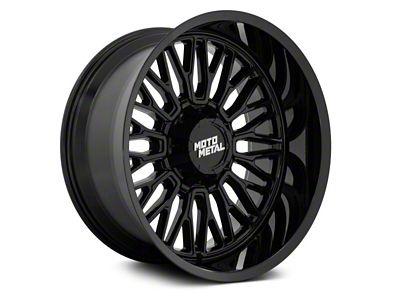 Moto Metal Stinger Gloss Black 8-Lug Wheel; 20x10; -18mm Offset (11-14 Silverado 3500 HD SRW)