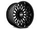 Moto Metal Stinger Gloss Black 8-Lug Wheel; 20x10; -18mm Offset (11-14 Silverado 3500 HD SRW)