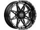 Moto Metal Hydra Gloss Black Milled 6-Lug Wheel; 18x8.5; 18mm Offset (07-14 Tahoe)