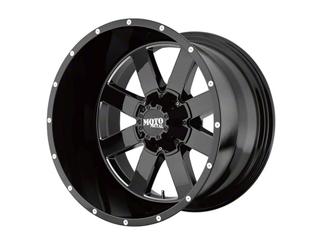 Moto Metal MO962 Gloss Black Milled 6-Lug Wheel; 17x10; -24mm Offset (07-14 Tahoe)