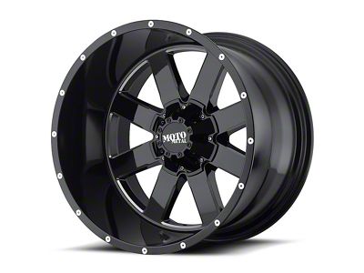 Moto Metal MO962 Gloss Black Milled 6-Lug Wheel; 22x14; -76mm Offset (07-14 Tahoe)