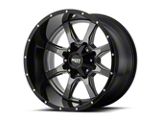 Moto Metal MO970 Gloss Gray with Gloss Black Lip 6-Lug Wheel; 20x10; -24mm Offset (07-14 Tahoe)