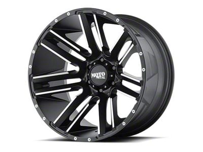 Moto Metal Razor Satin Black Machined 6-Lug Wheel; 18x9; 18mm Offset (07-14 Tahoe)