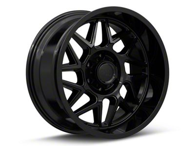 Moto Metal Turbine Gloss Black 6-Lug Wheel; 20x10; -18mm Offset (07-14 Tahoe)