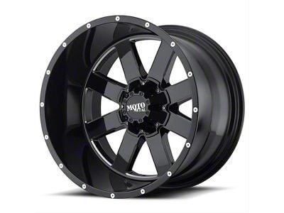 Moto Metal MO962 Gloss Black Milled 6-Lug Wheel; 18x12; -44mm Offset (07-14 Yukon)