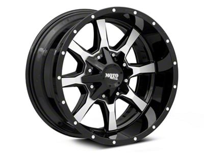 Moto Metal MO970 Gloss Black Machined 6-Lug Wheel; 18x10; -24mm Offset (07-14 Yukon)