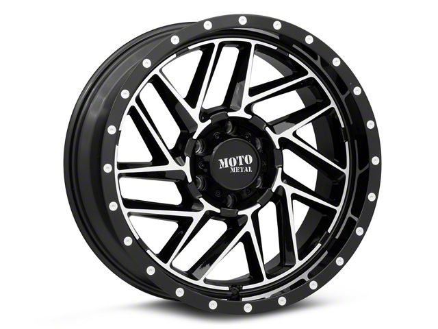 Moto Metal MO985 Breakout Gloss Black Machined 6-Lug Wheel; 20x10; -18mm Offset (07-14 Yukon)