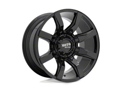 Moto Metal Spider Gloss Black 8-Lug Wheel; 22x12; -44mm Offset (08-10 F-250 Super Duty)