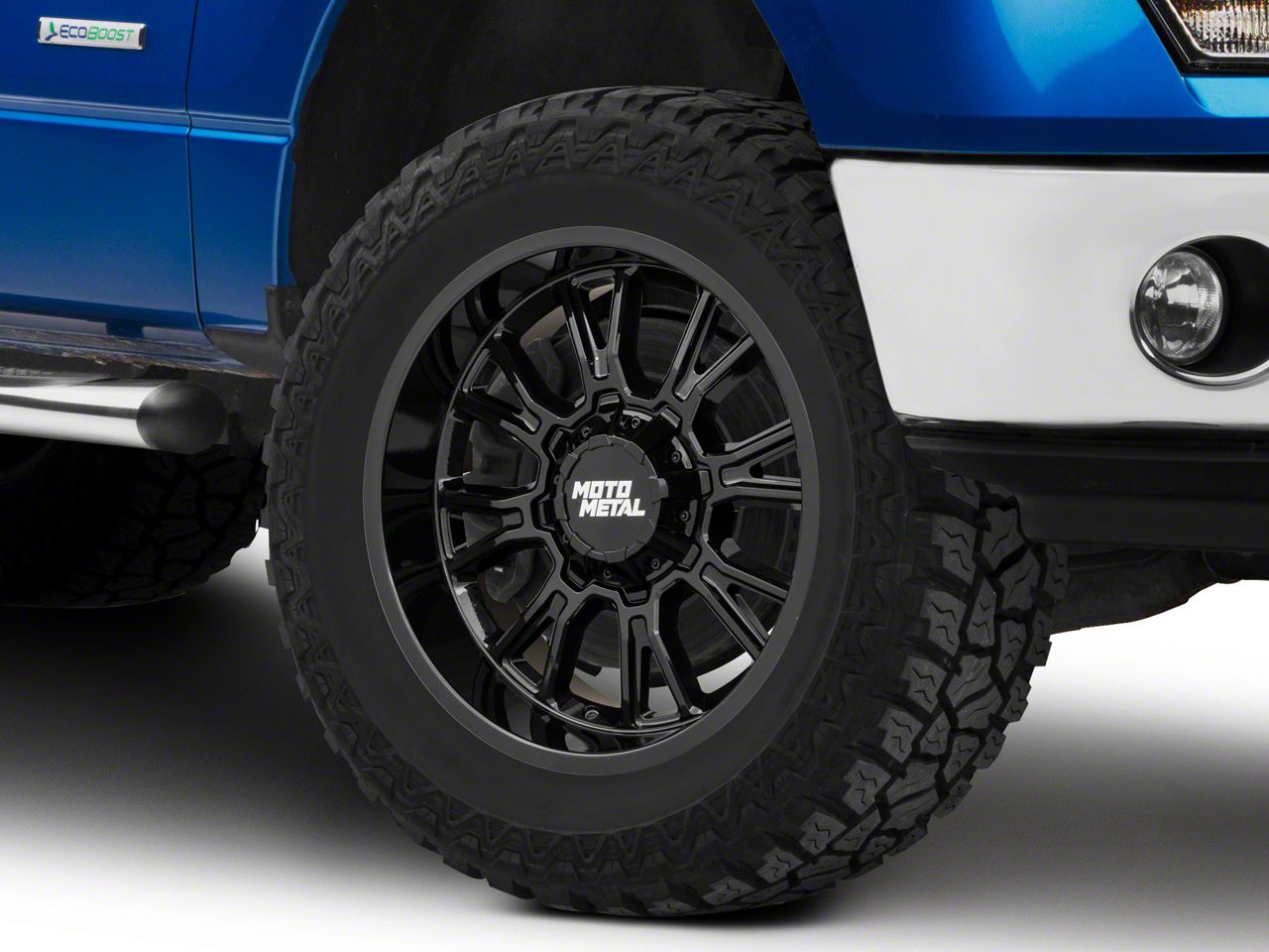 Moto Metal F-150 Legacy Gloss Black 6-Lug Wheel; 20x9; 20mm Offset ...