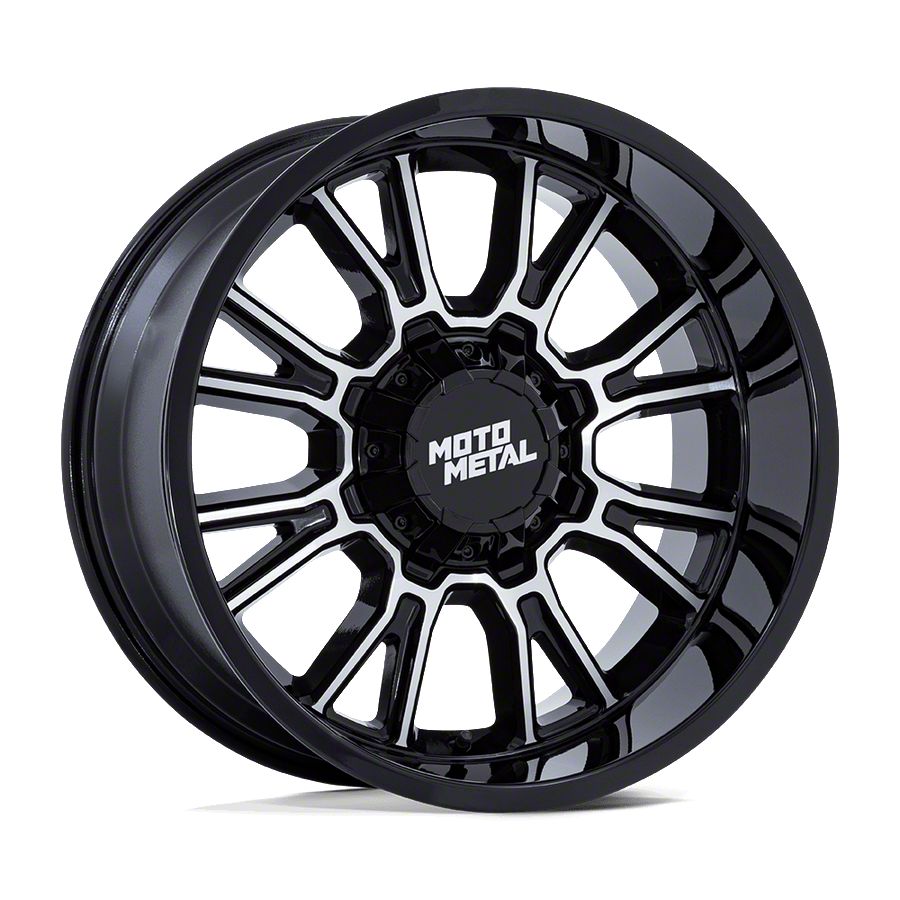 Moto Metal F-150 Legacy Gloss Black Machined 6-Lug Wheel; 20x9; 20mm ...