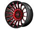 Moto Metal MO807 Gloss Black Machined with Red Tint 6-Lug Wheel; 20x10; -18mm Offset (09-14 F-150)