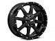 Moto Metal MO970 Gloss Black with Milled Lip 6-Lug Wheel; 20x9; 18mm Offset (09-14 F-150)