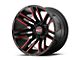 Moto Metal Razor Satin Black Machined Red Tint 6-Lug Wheel; 20x10; -24mm Offset (09-14 F-150)