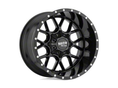 Moto Metal Siege Gloss Black 6-Lug Wheel; 20x9; 0mm Offset (09-14 F-150)