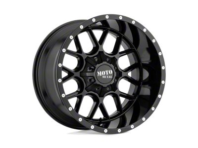 Moto Metal Siege Gloss Black 6-Lug Wheel; 22x10; -18mm Offset (09-14 F-150)