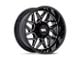 Moto Metal Turbine Gloss Black Milled 6-Lug Wheel; 20x9; 1mm Offset (09-14 F-150)