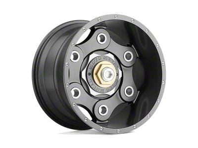 Moto Metal Link Gunmetal 5-Lug Wheel; 18x10; -24mm Offset (09-18 RAM 1500)