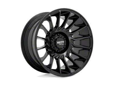 Moto Metal MO807 Gloss Black 5-Lug Wheel; 20x10; -18mm Offset (09-18 RAM 1500)