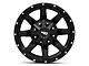 Moto Metal MO970 Gloss Black with Milled Lip 5-Lug Wheel; 20x10; -24mm Offset (09-18 RAM 1500)