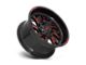 Moto Metal MO999 Gloss Black Milled with Red Tint 5-Lug Wheel; 20x10; -18mm Offset (09-18 RAM 1500)