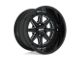 Moto Metal Phantom Gloss Black Milled 5-Lug Wheel; 20x10; -18mm Offset (09-18 RAM 1500)