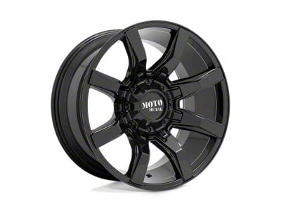 Moto Metal Spider Gloss Black 5-Lug Wheel; 20x10; 12mm Offset (09-18 RAM 1500)