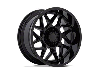 Moto Metal Turbine Gloss Black 5-Lug Wheel; 20x10; -18mm Offset (09-18 RAM 1500)