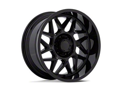 Moto Metal Turbine Gloss Black 5-Lug Wheel; 20x9; 1mm Offset (09-18 RAM 1500)