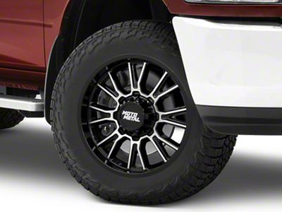 Moto Metal Legacy Gloss Black Machined 8-Lug Wheel; 20x9; 1mm Offset (10-18 RAM 2500)