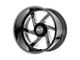 Moto Metal MO400 Gloss Black Milled 8-Lug Wheel; 24x14; -76mm Offset (10-18 RAM 2500)