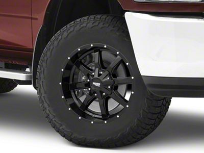 Moto Metal MO970 Gloss Black Milled 8-Lug Wheel; 18x10; -24mm Offset (10-18 RAM 2500)