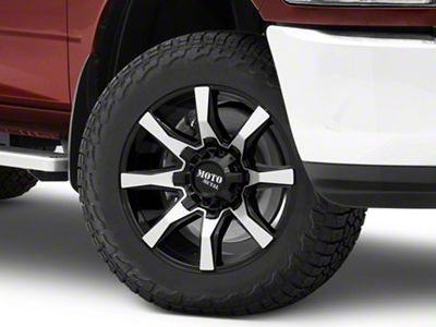 Moto Metal Spider Gloss Black Machined 8-Lug Wheel; 20x9; 18mm Offset (10-18 RAM 2500)